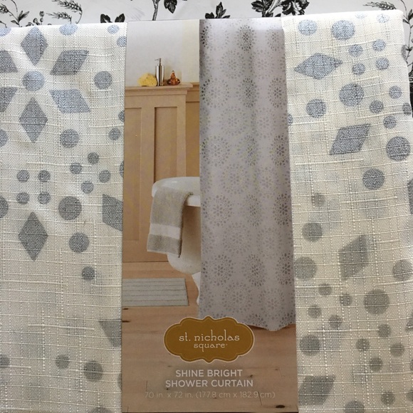 St. Nicholas Square Shine Bright Shower Curtain - Picture 1 of 2